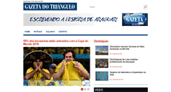 Desktop Screenshot of gazetadotriangulo.com.br